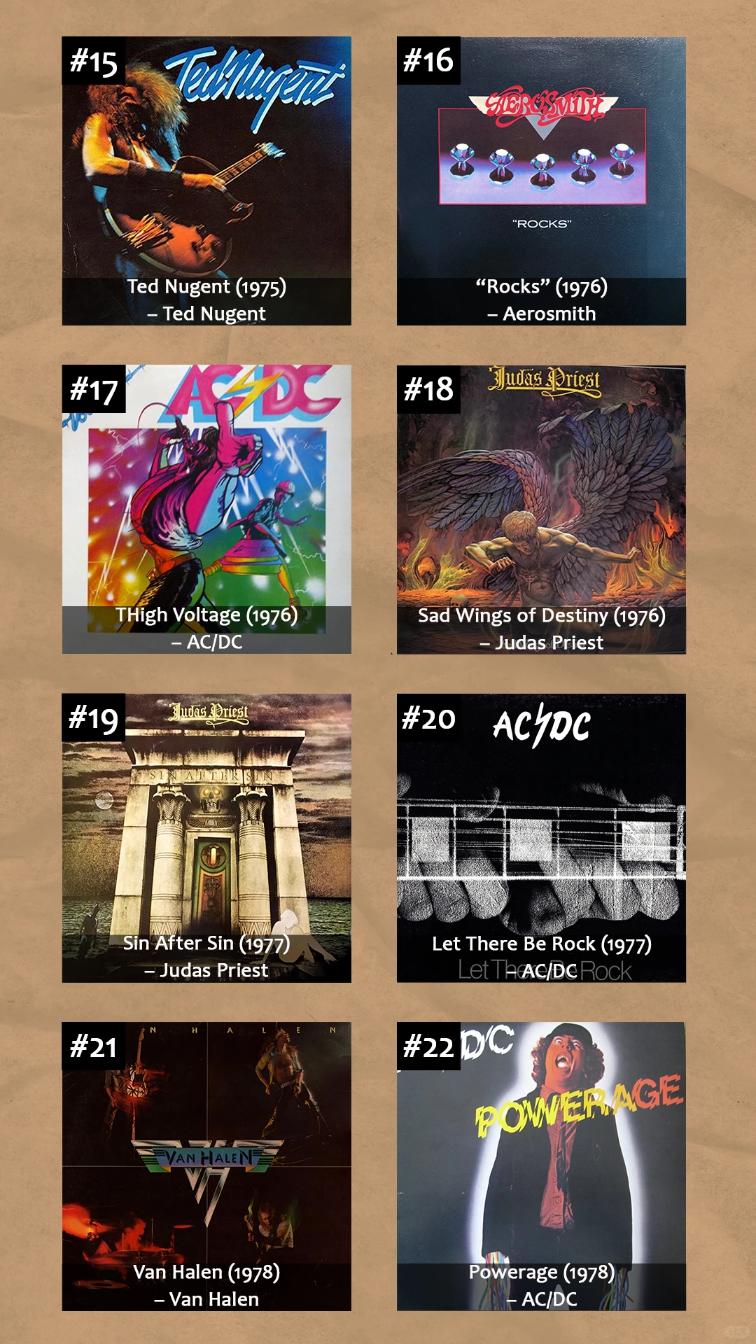 摇滚史上最佳硬摇滚专辑