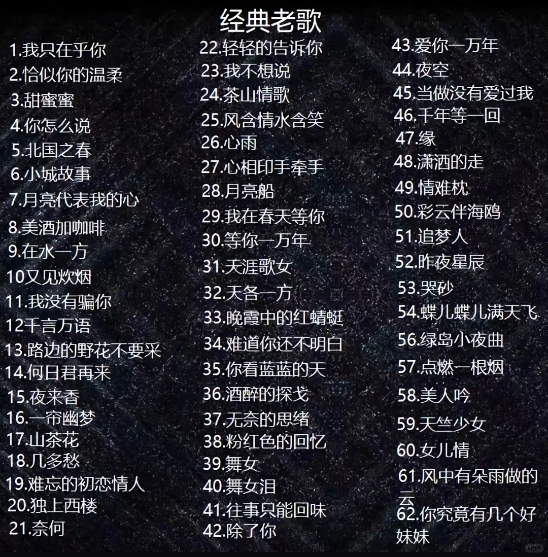 经典老歌：时光深处的音乐琥珀