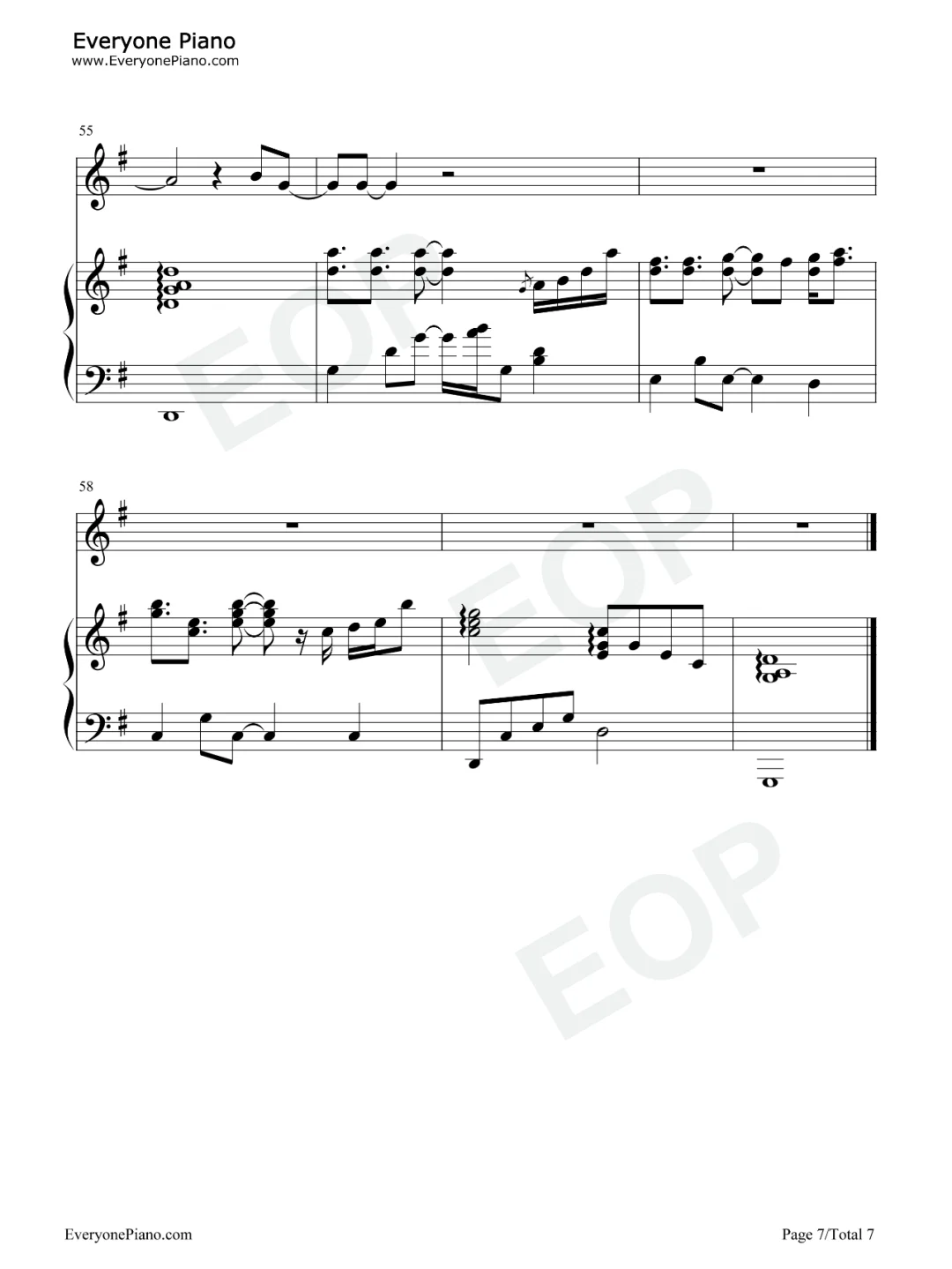 温柔-弹唱谱-五月天五线谱+简谱