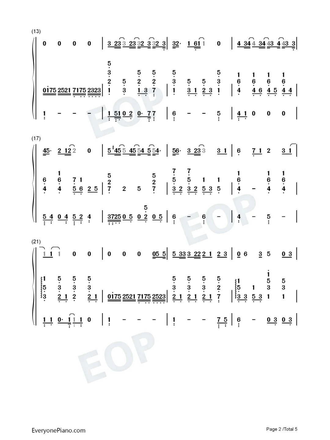 温柔-弹唱谱-五月天五线谱+简谱