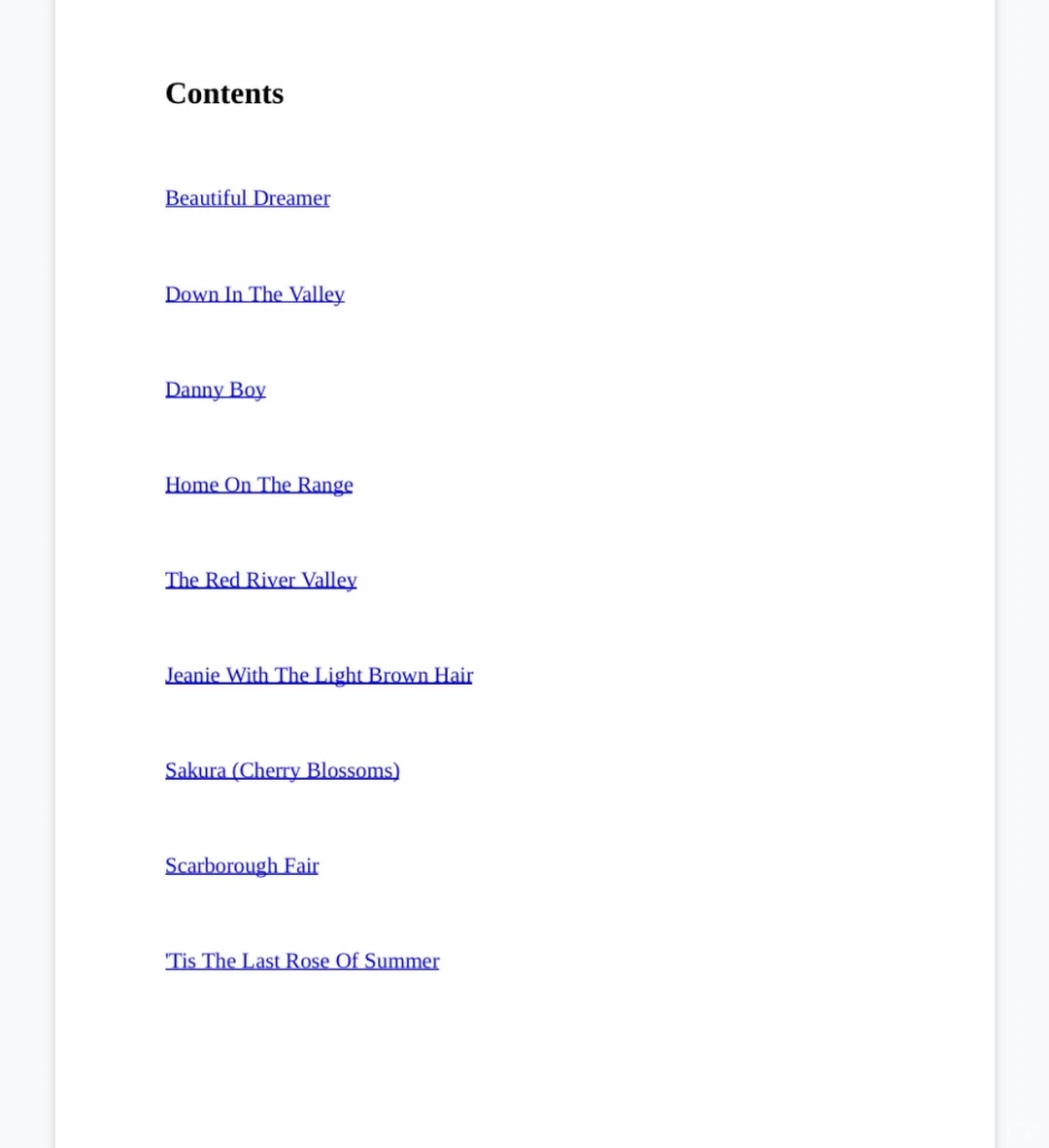 FOLKSONGS with a Classical FlairPDF