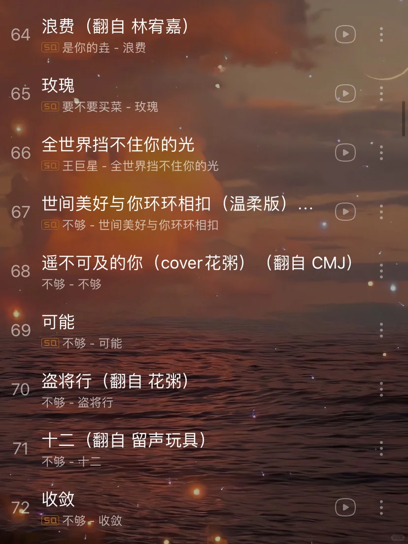 【私藏歌单】每一首都可以单曲循环很久很久