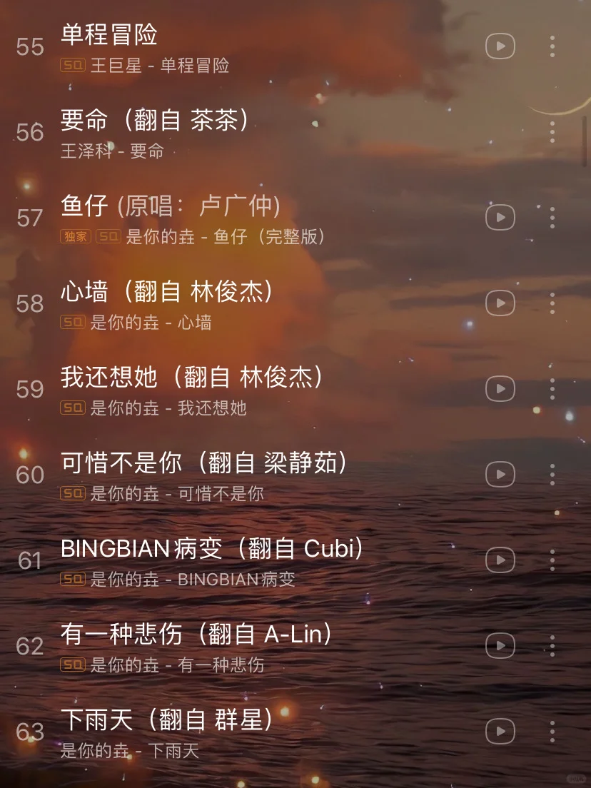 【私藏歌单】每一首都可以单曲循环很久很久