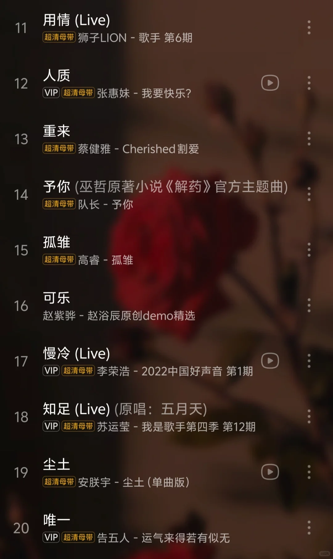 伤感歌单💔|失恋歌曲😞|分手歌曲|失眠