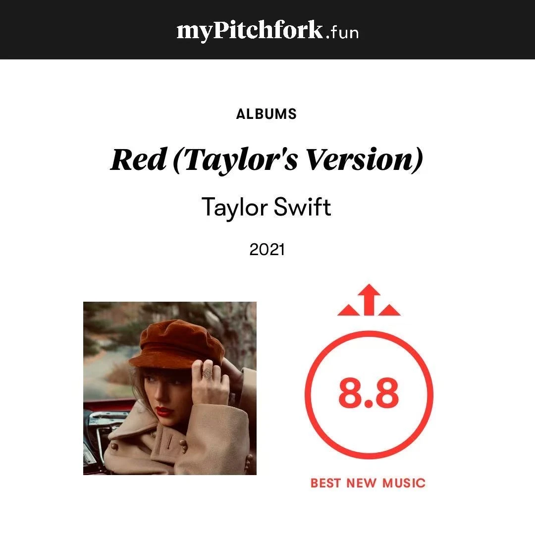 Red(Taylor‘s version)自评
