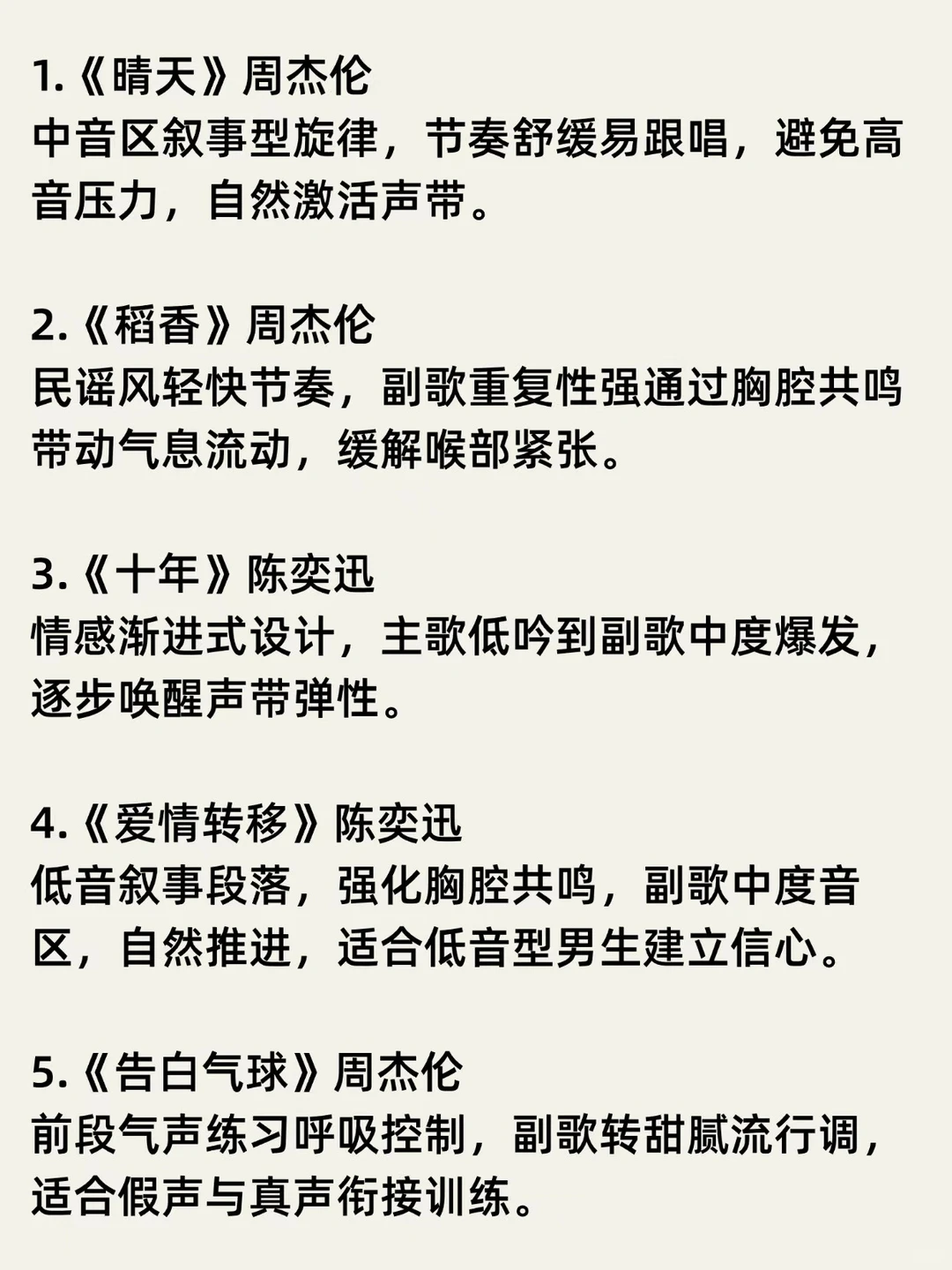 🎤KTV开嗓秘籍 零基础必囤的10首神曲‼️