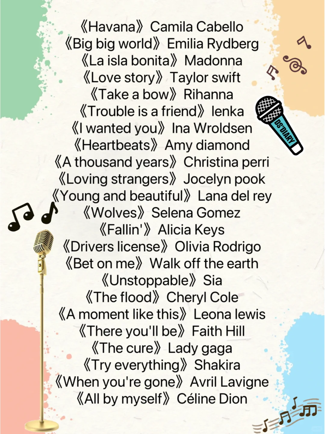 KTV必点英文歌曲推荐🎤 🔥