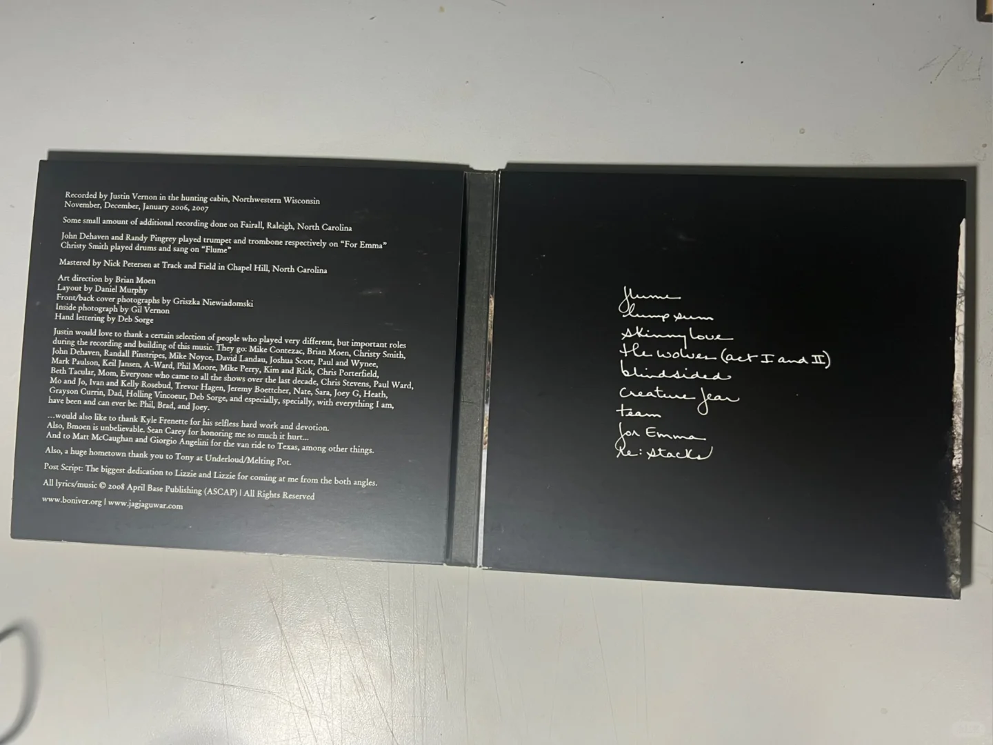 【唱片档案23】Bon Iver- ForEmma ForeverAgo