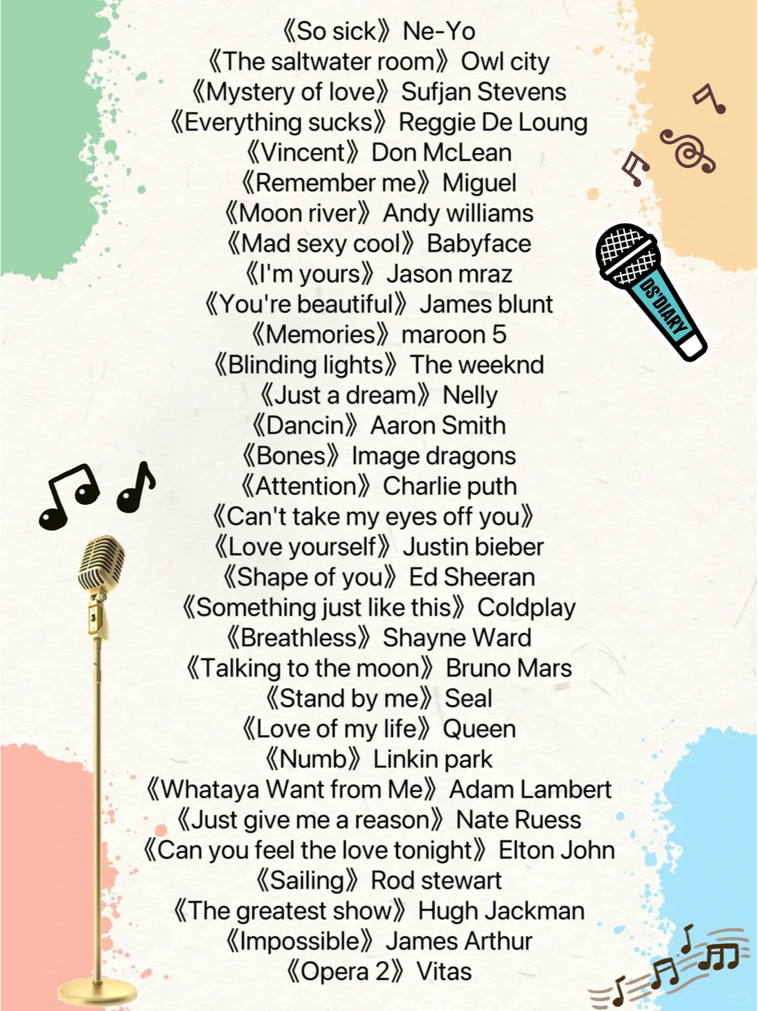 KTV必点英文歌曲推荐🎤 🔥