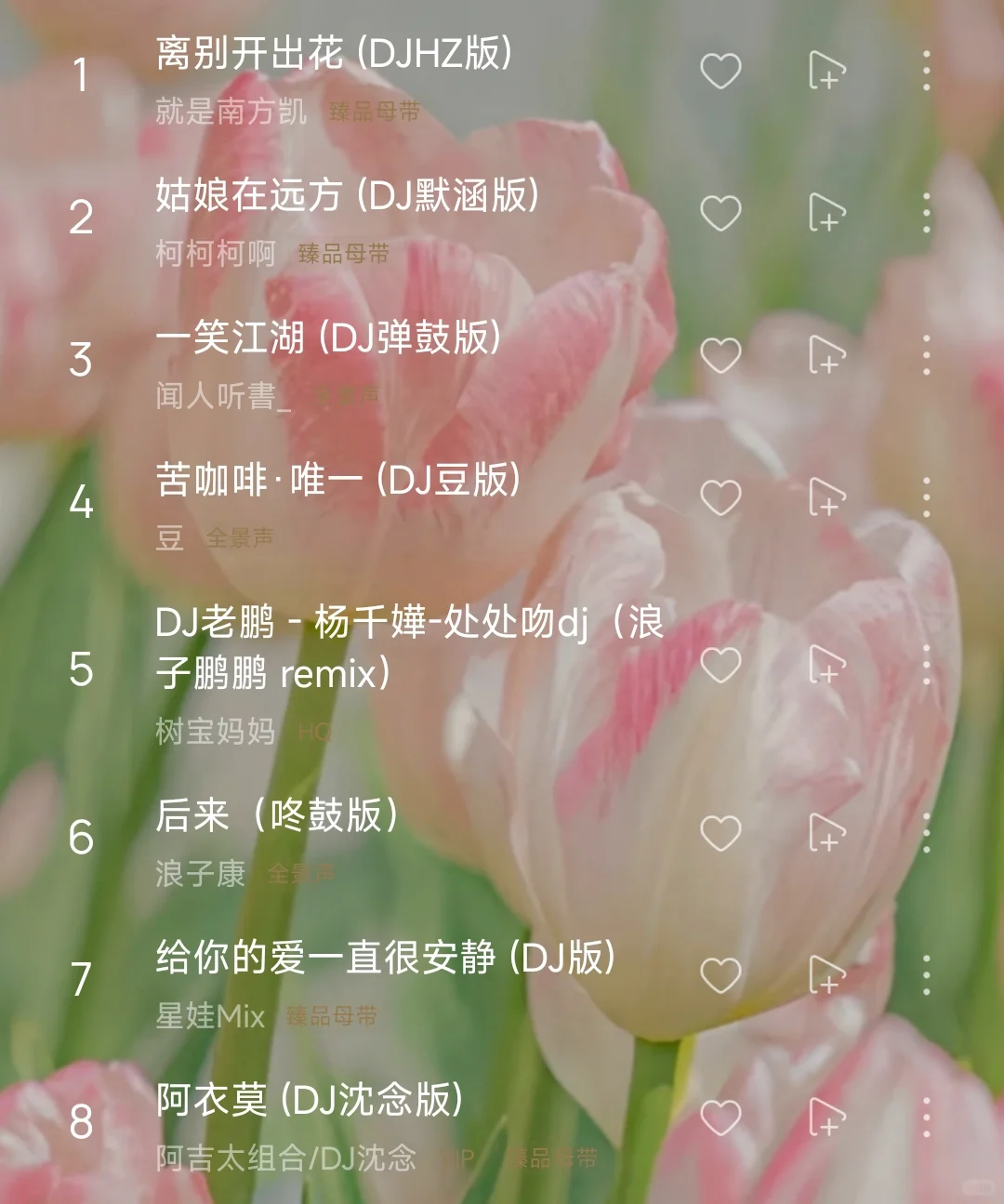歌单分享 l 抖音最火DJ嗨曲 开车必备歌单
