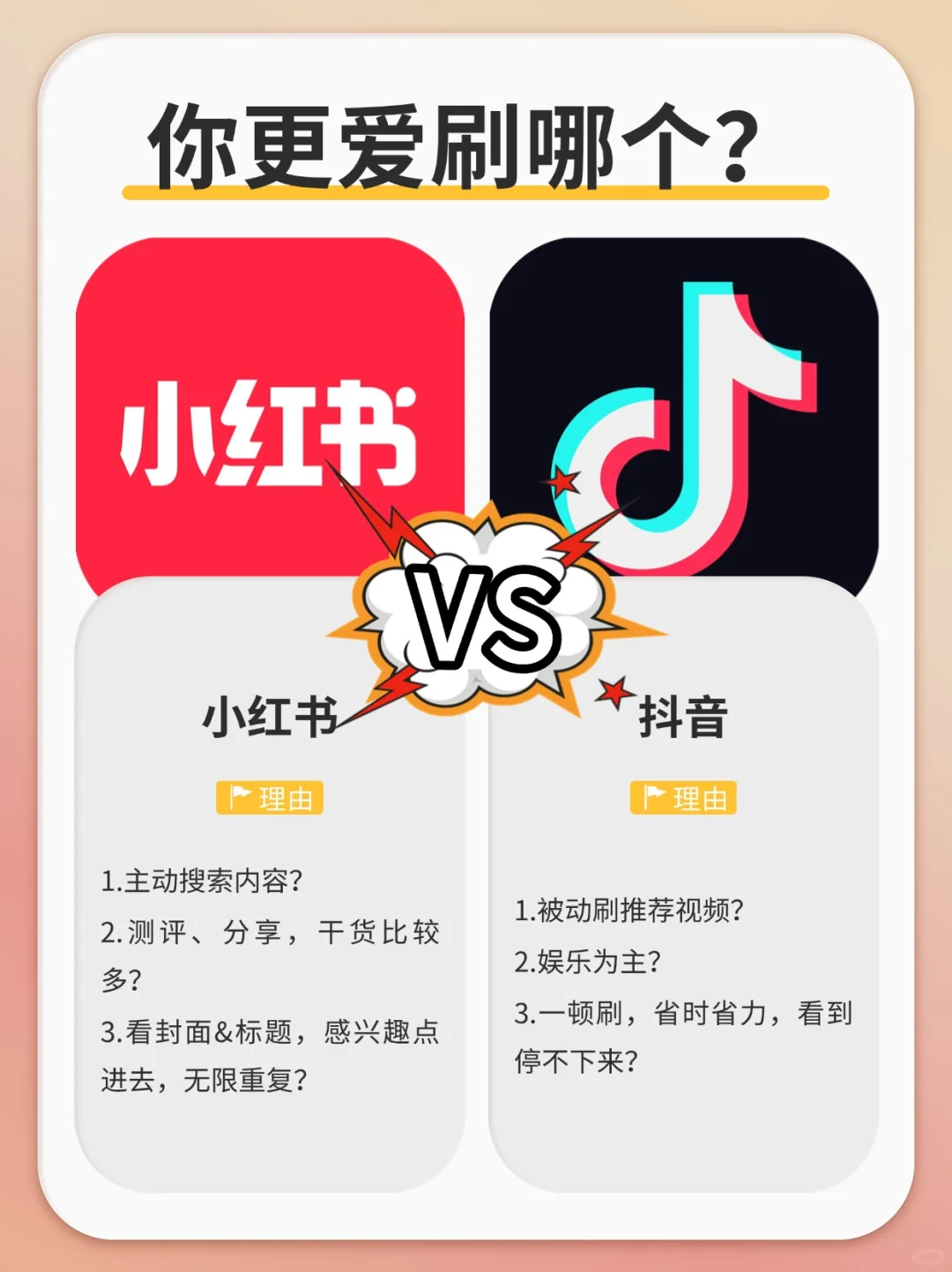 小红书VS抖音，你更爱刷哪个？