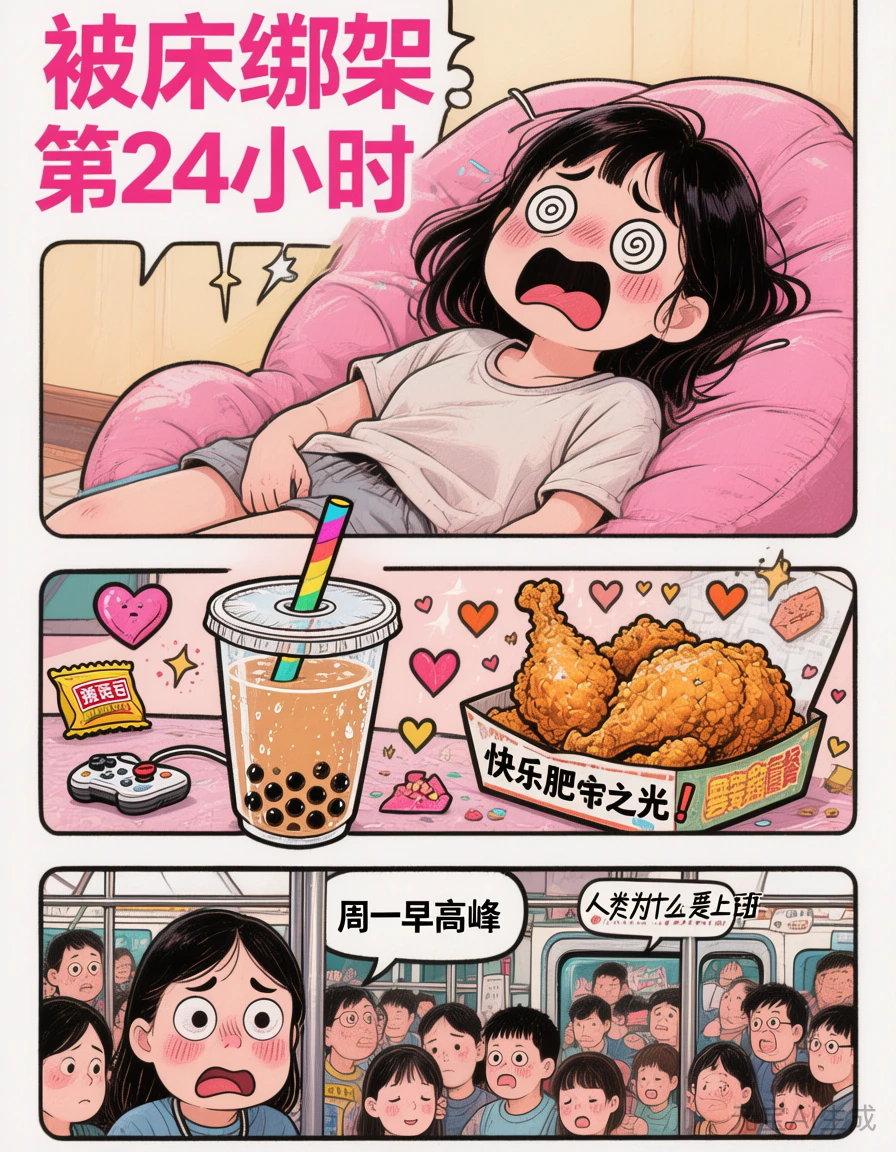 标题：《当代废柴的自我修养：一天不碎念