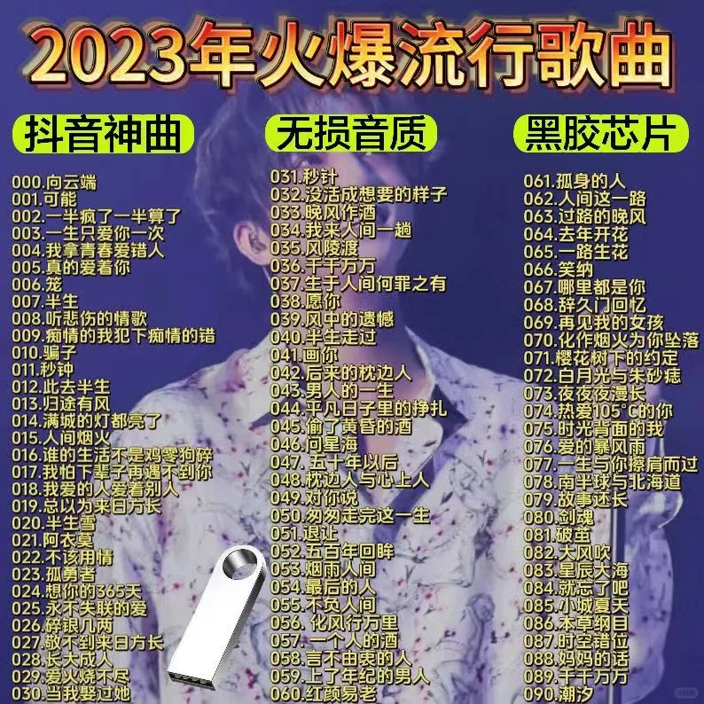精选2023抖音热歌U盘车载音乐劲爆歌曲流行网