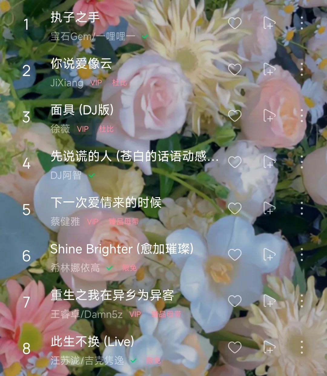 歌单分享 I 这些歌真的循环多少遍都不够,