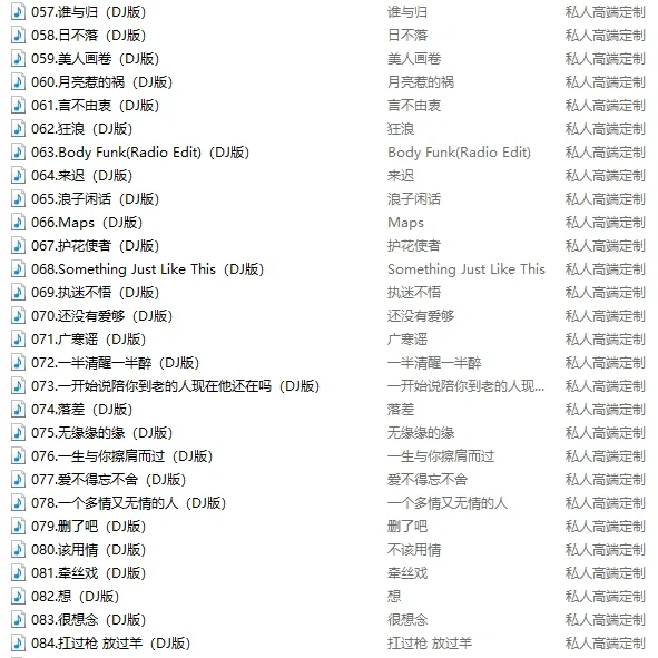 车载MP3音乐【抖音中英文热歌榜DJ舞曲】
