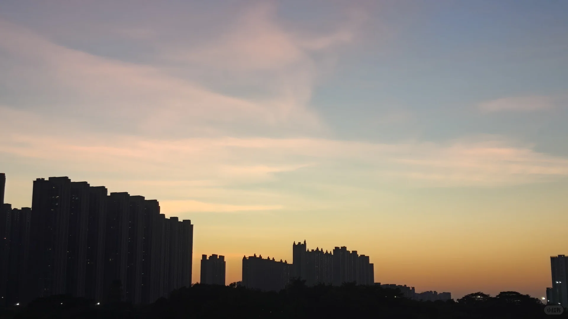 晚霞有种qq空间般的即视感