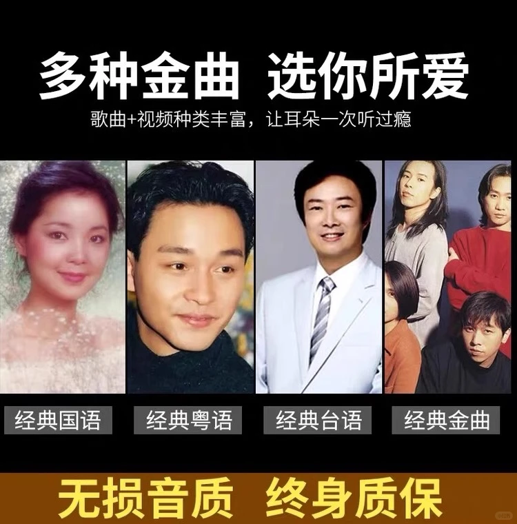 怀旧经典老歌一人一首成名曲无损车载优盘