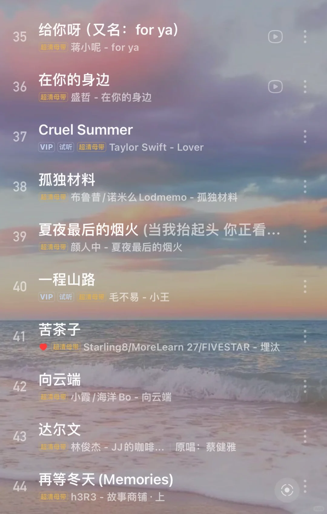 每一首都好听到爆炸💥,强烈推荐❗❗