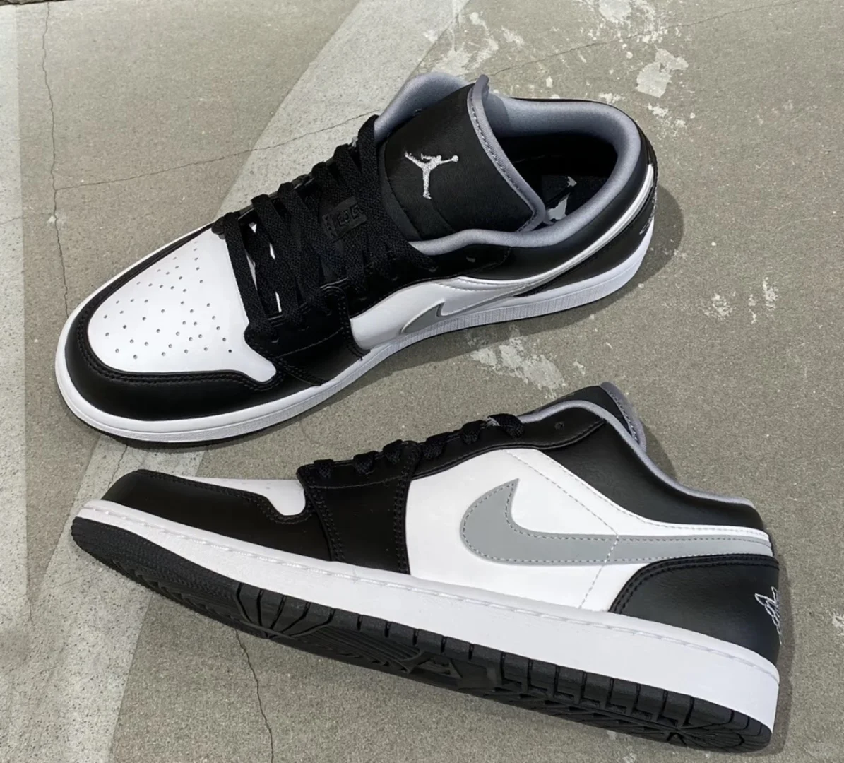 AJ1 影子灰 行走的神