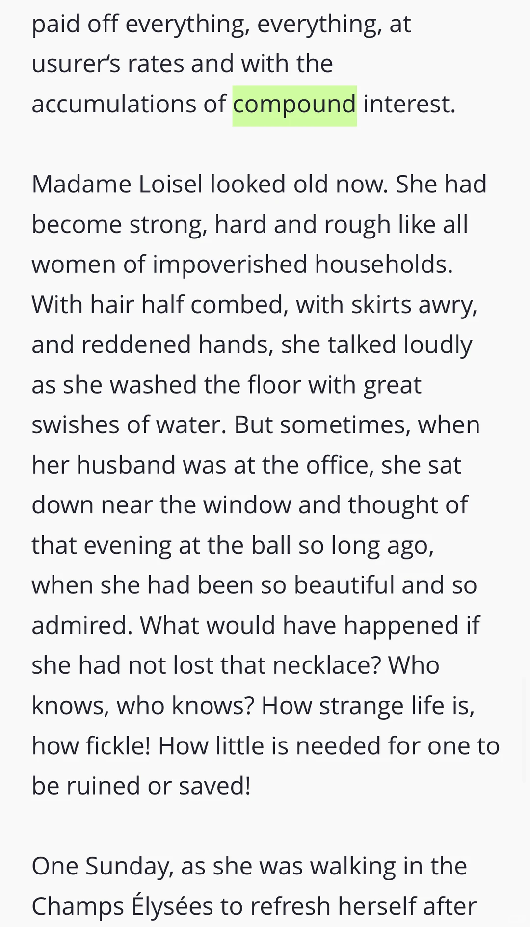 《项链》｜莫泊桑