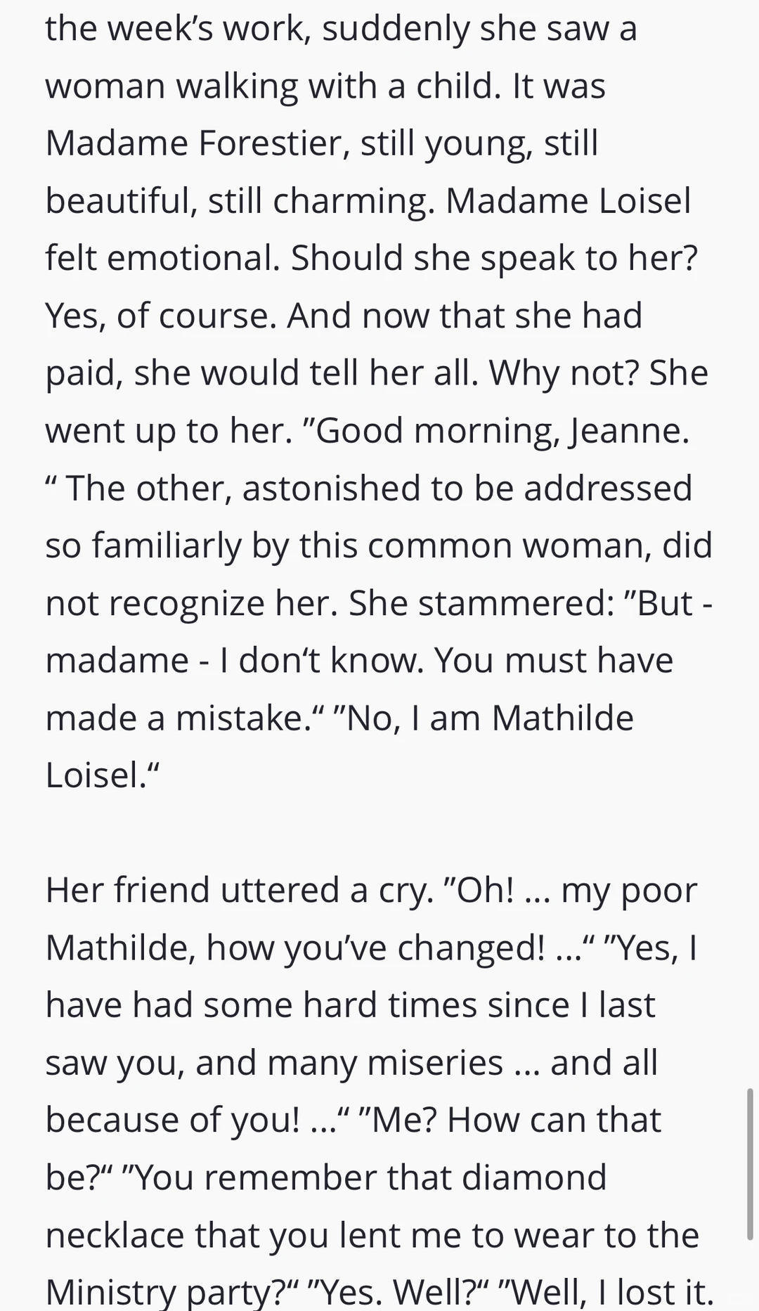 《项链》｜莫泊桑