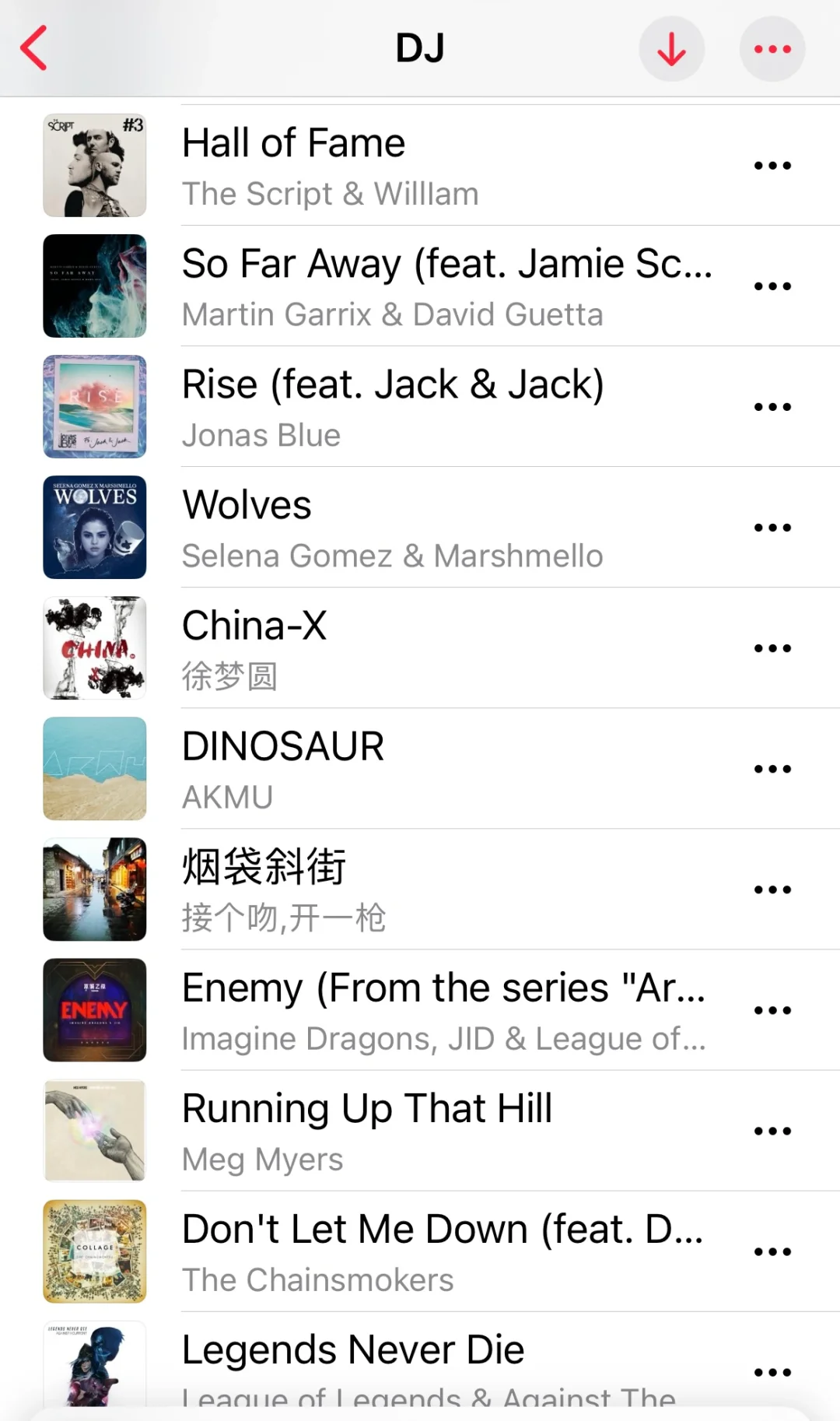 我的宝藏DJ歌单