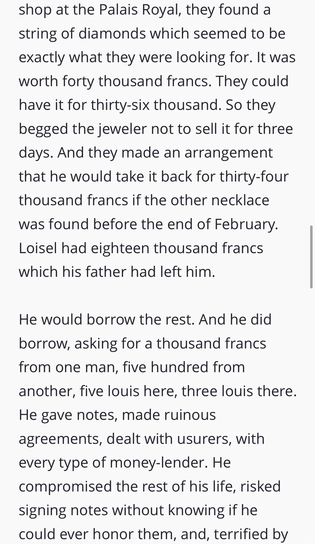 《项链》｜莫泊桑