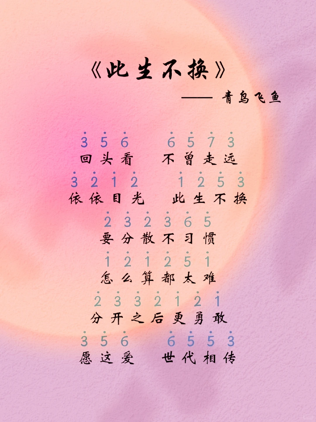 简谱分享🎵🎶