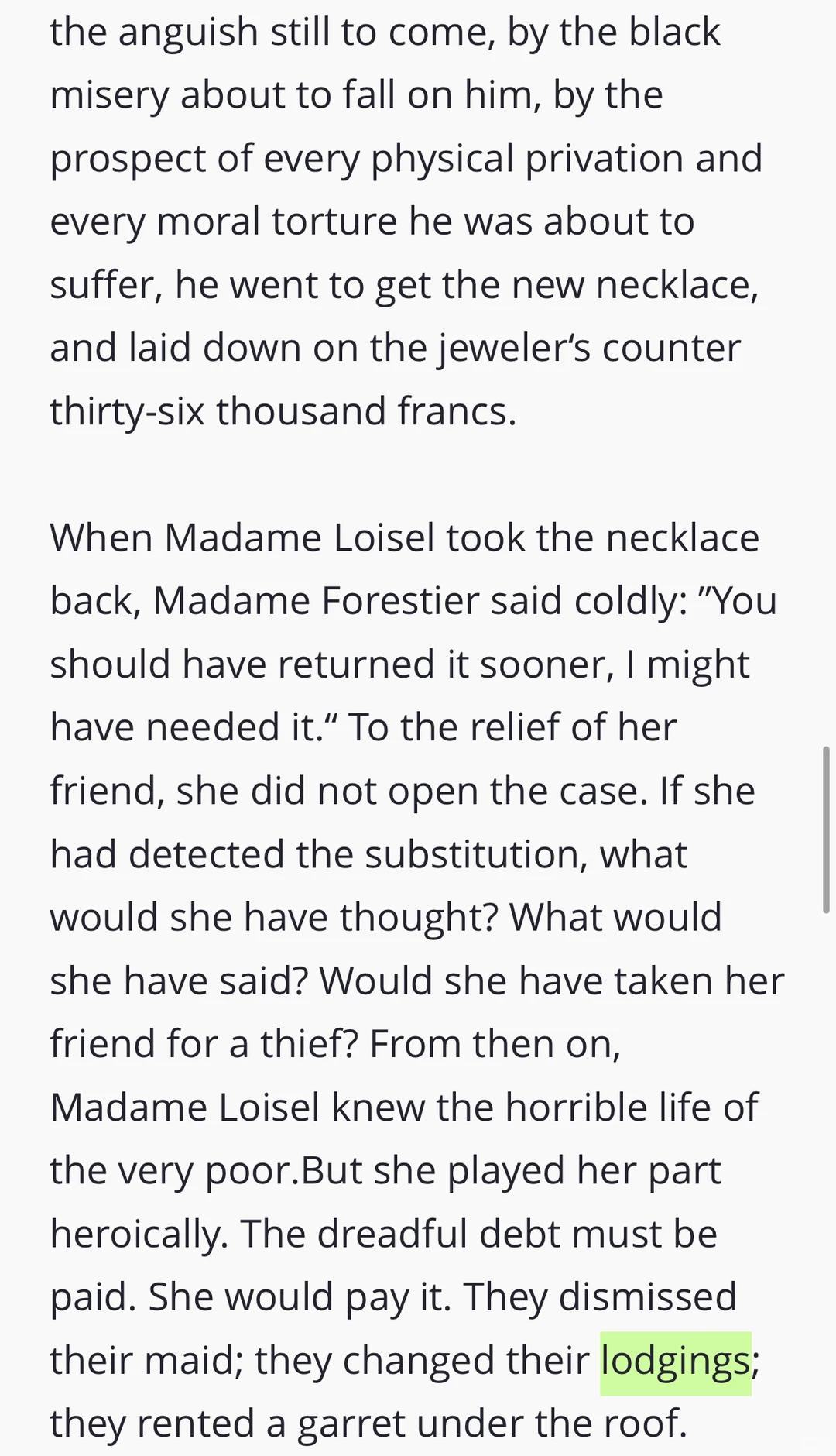 《项链》｜莫泊桑