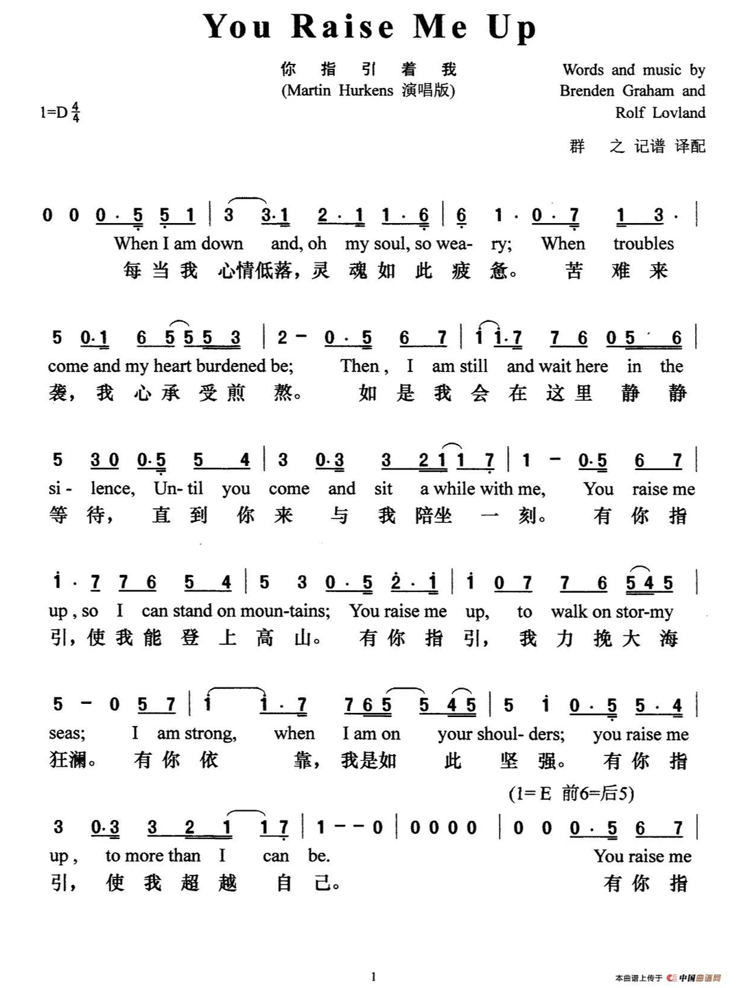 适合小朋友演唱的英文歌