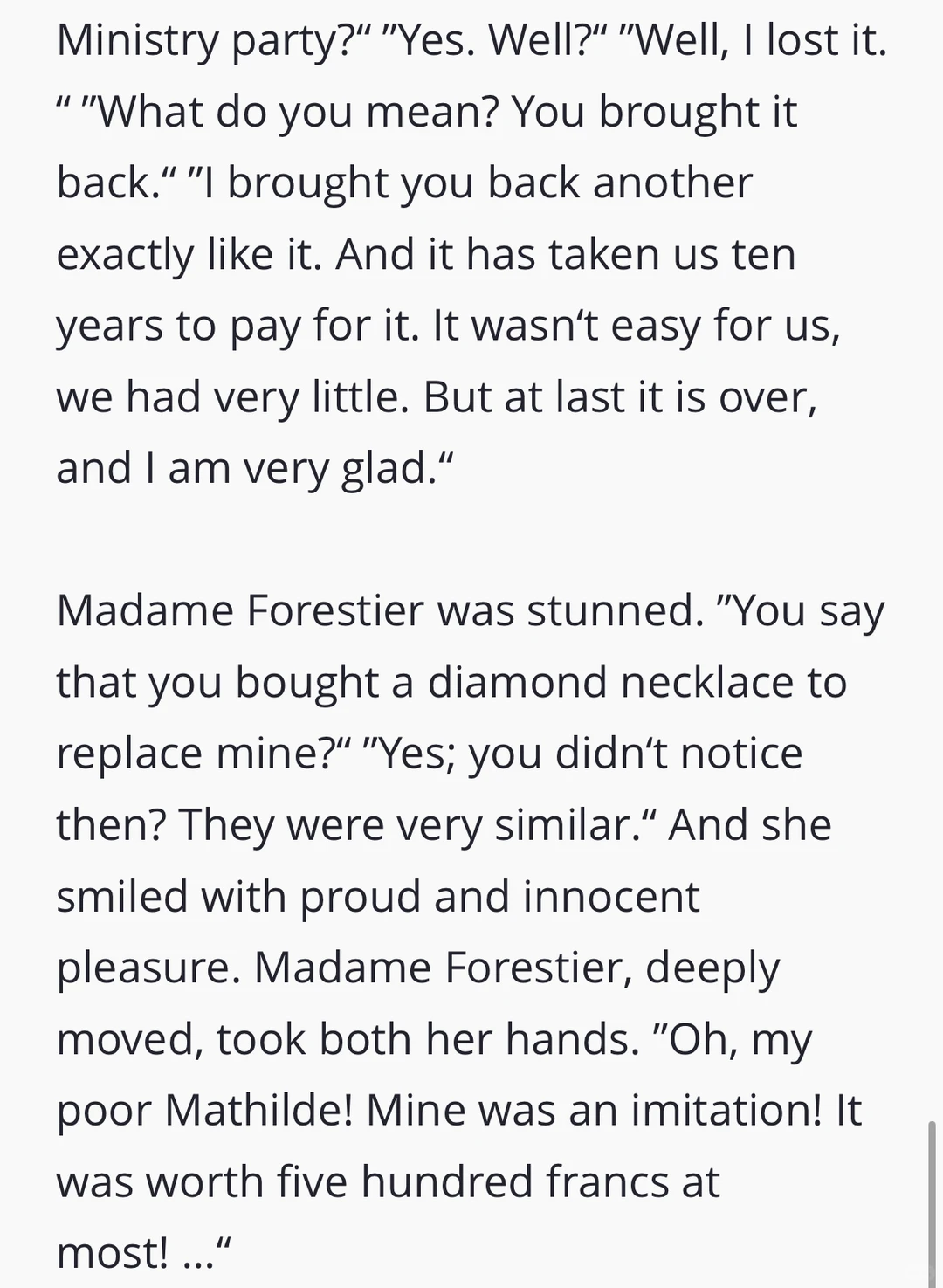 《项链》｜莫泊桑