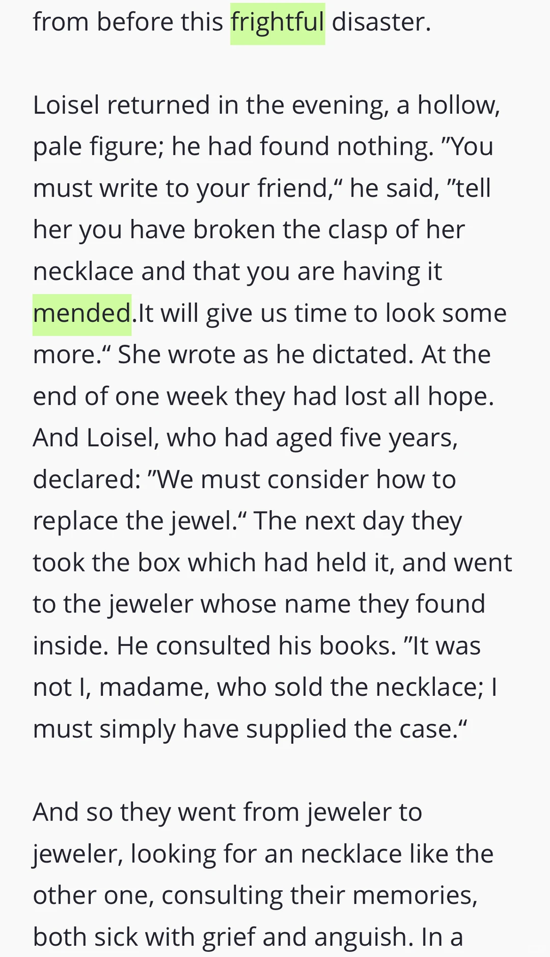 《项链》｜莫泊桑