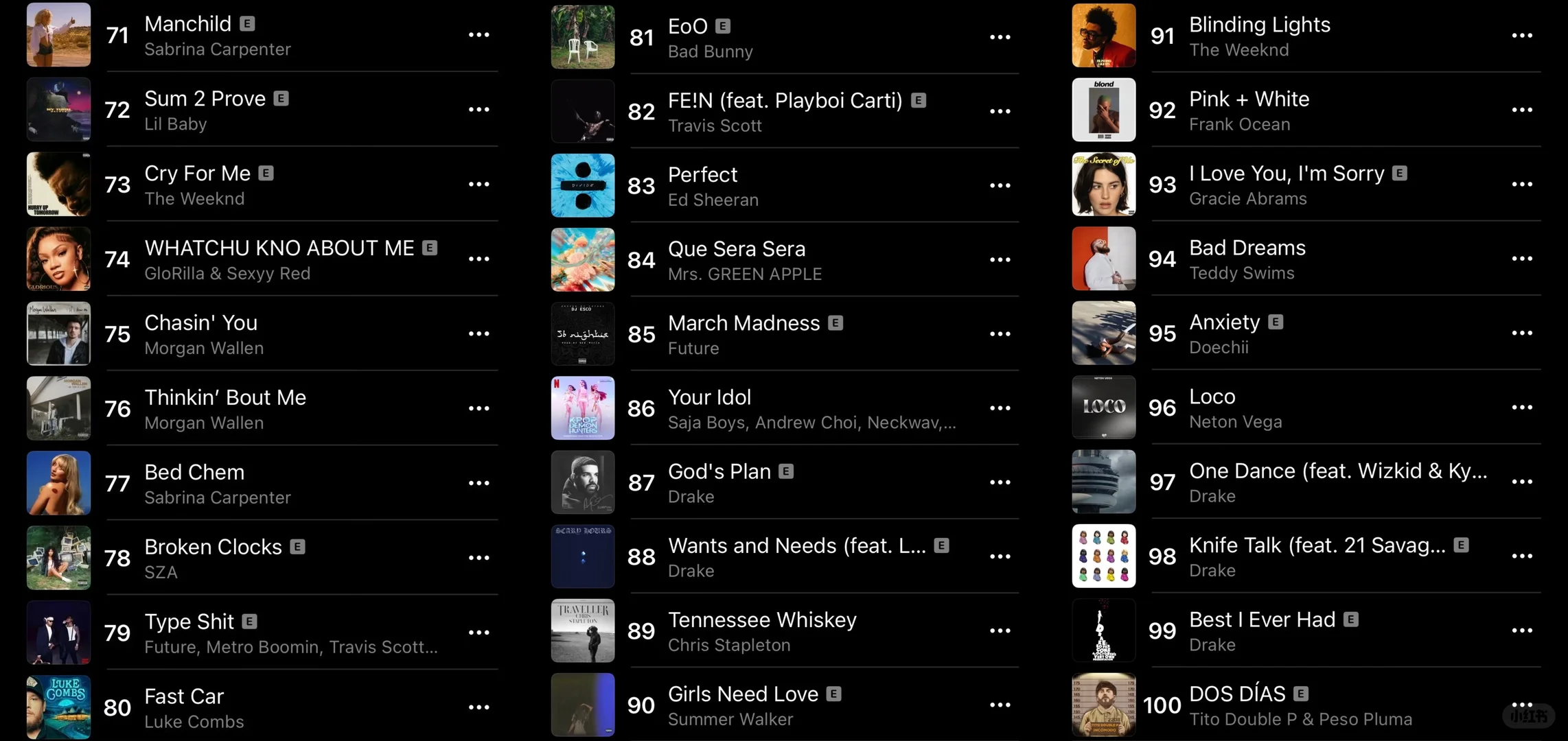 刚刚，2025Apple Music年榜发布。
