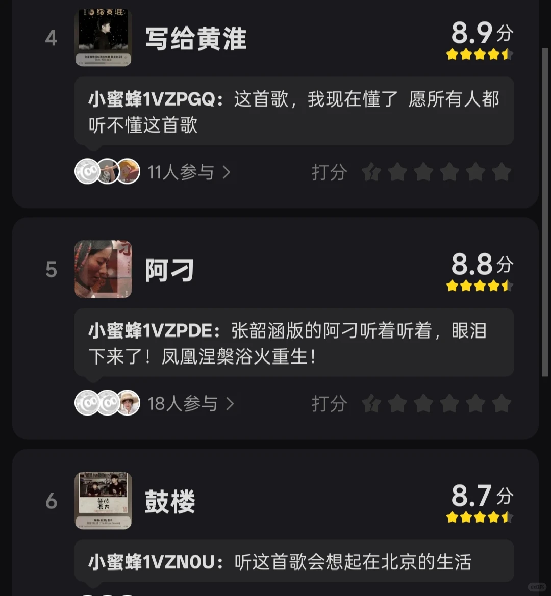 民谣排行榜，你的最爱是哪首？🎶