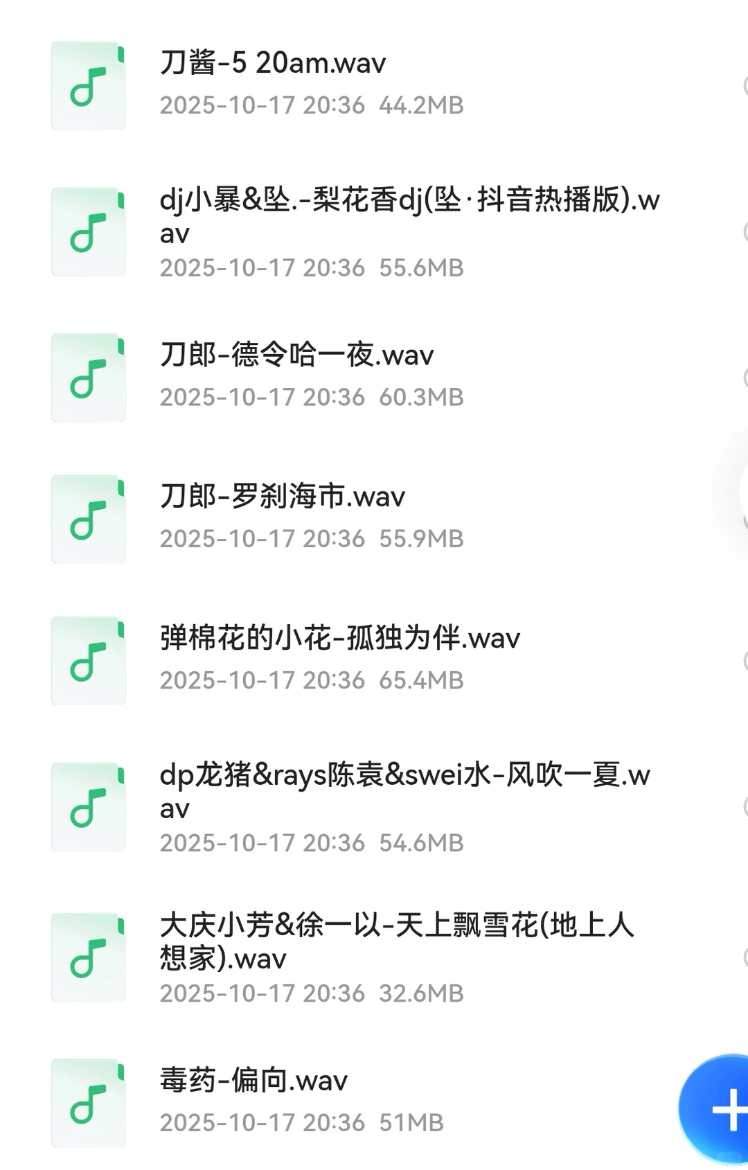 2025爆火热搜歌曲无损合集！无损音乐！