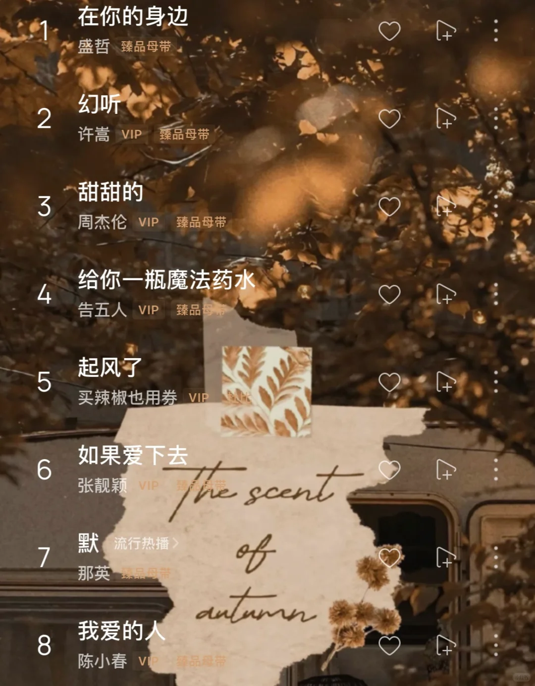 我的宝藏歌单又来分享啦🎶