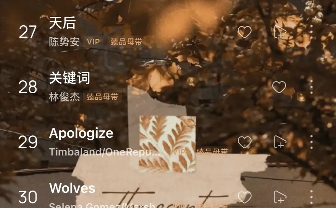 我的宝藏歌单又来分享啦🎶