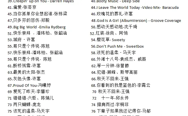 回忆，当年那些QQ背景音乐歌单
