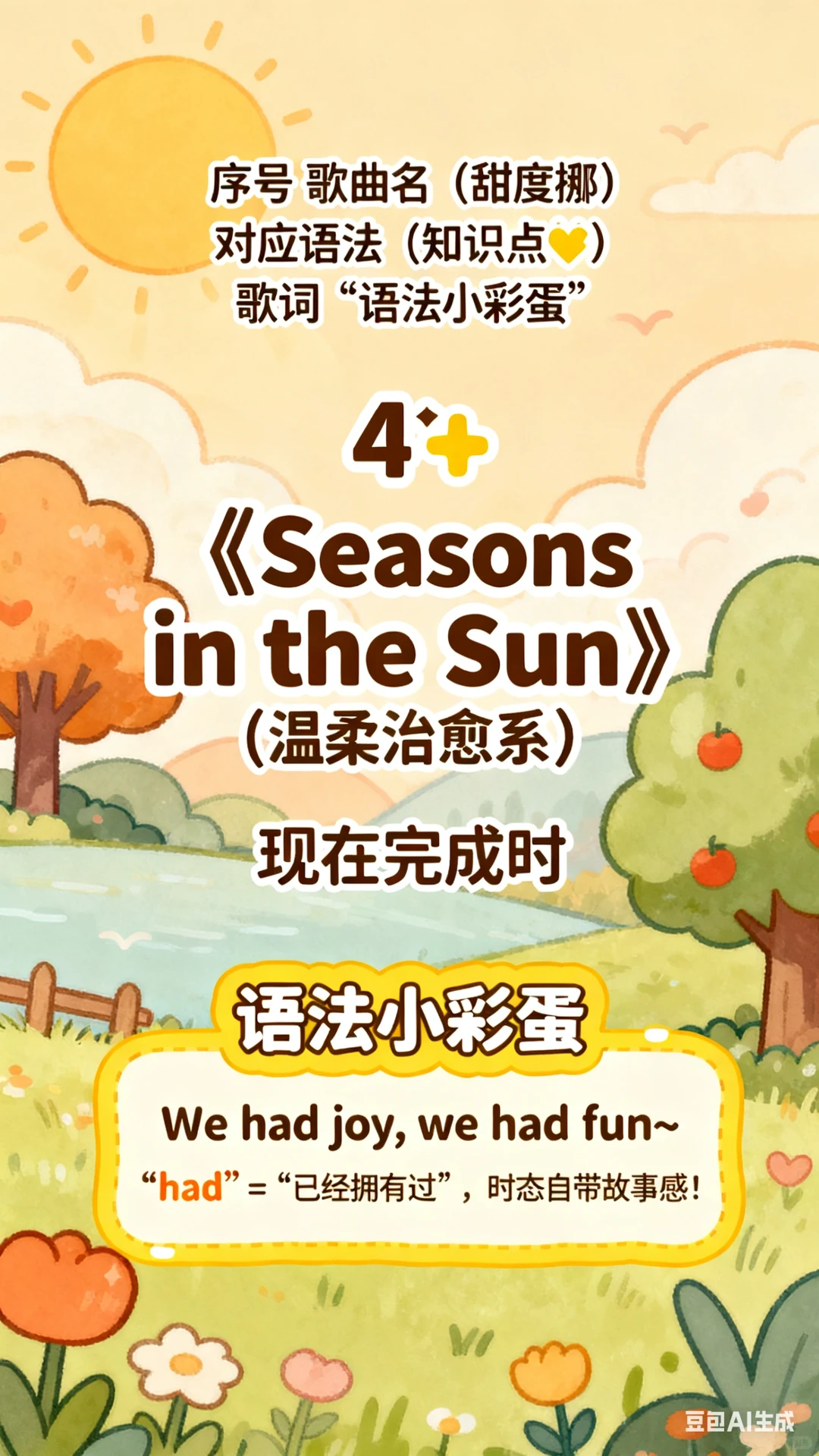 **🎵听这7首英文歌！英语时态直接焊在脑