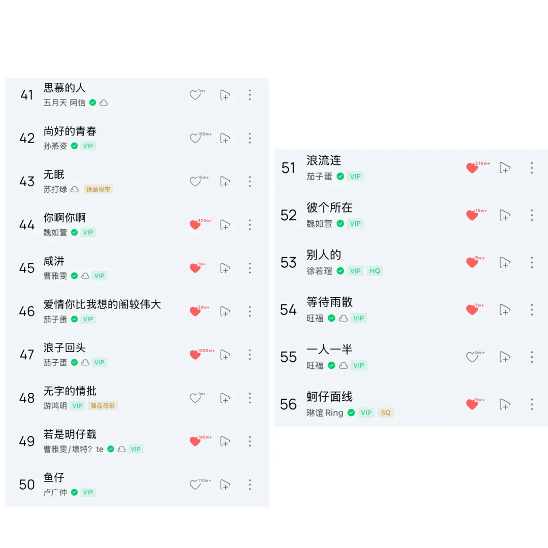 闽南语歌单分享