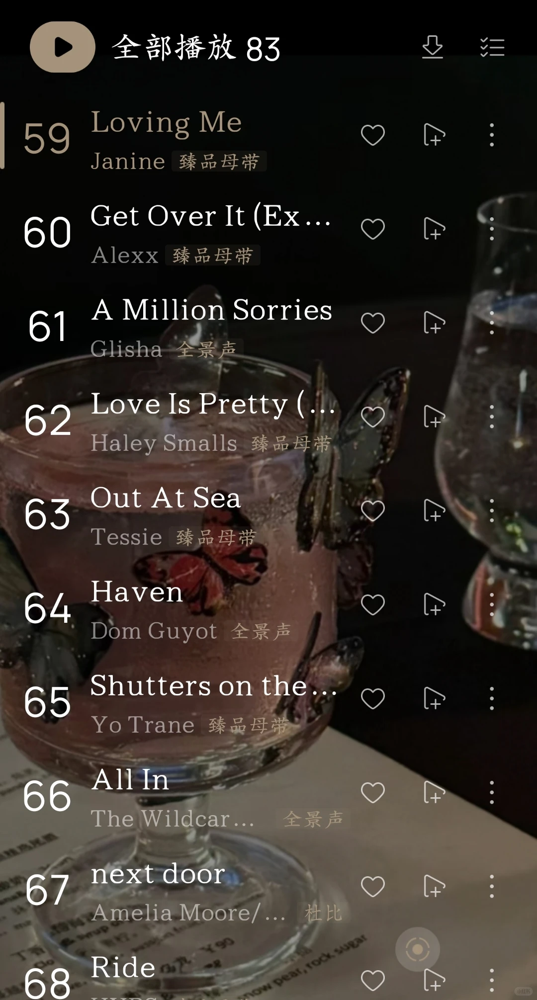 高级慵懒微醺歌单✨