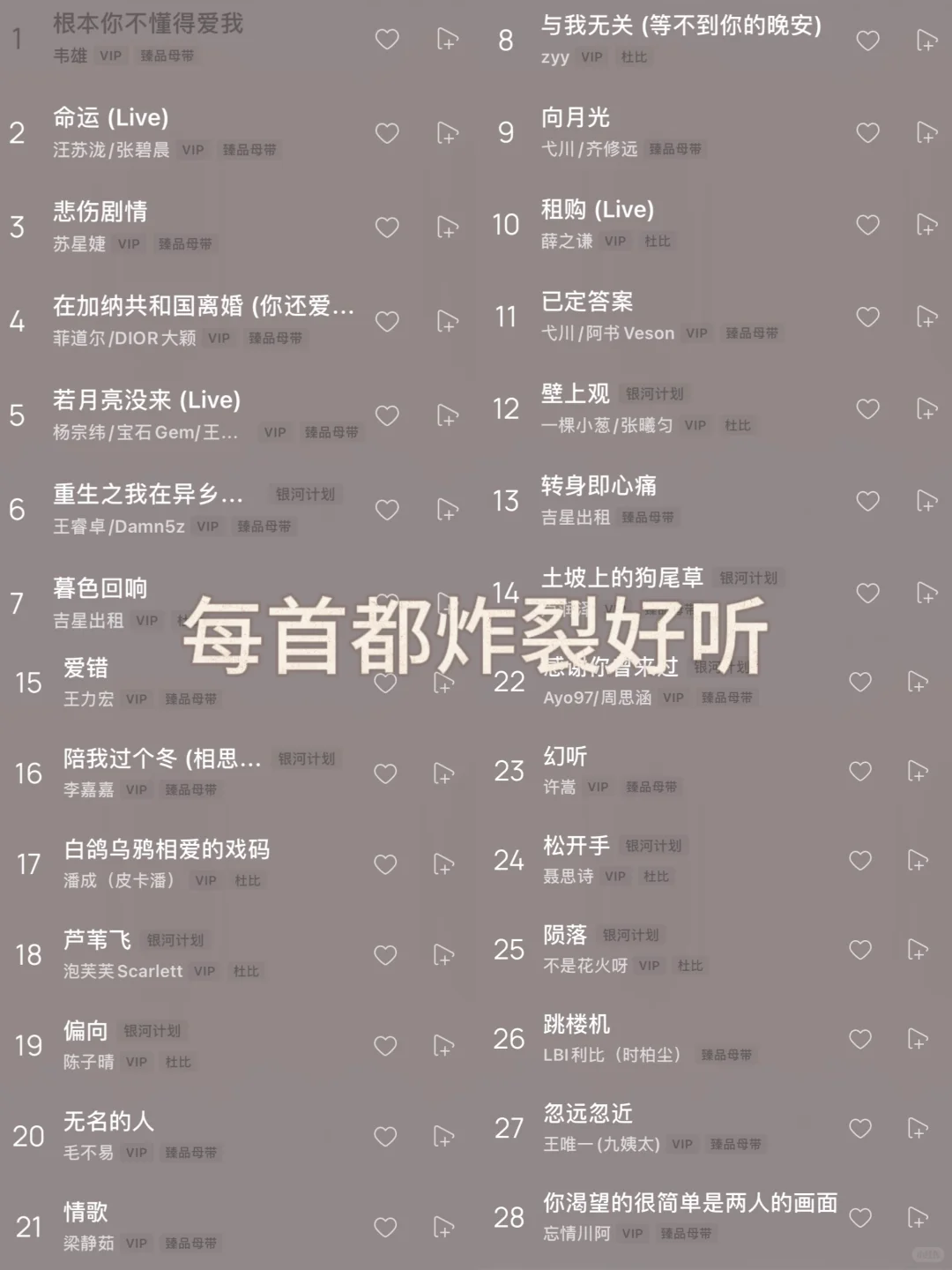 深夜不眠，这些歌曲陪你度过漫长夜🎶