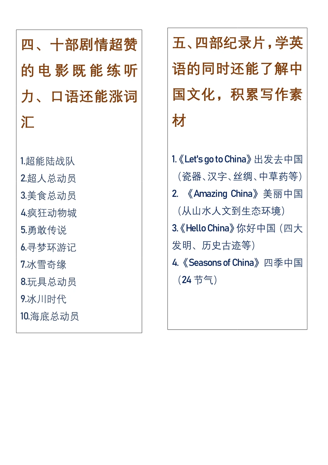 假期英语歌单和剧单来了！拉听力！涨词汇！