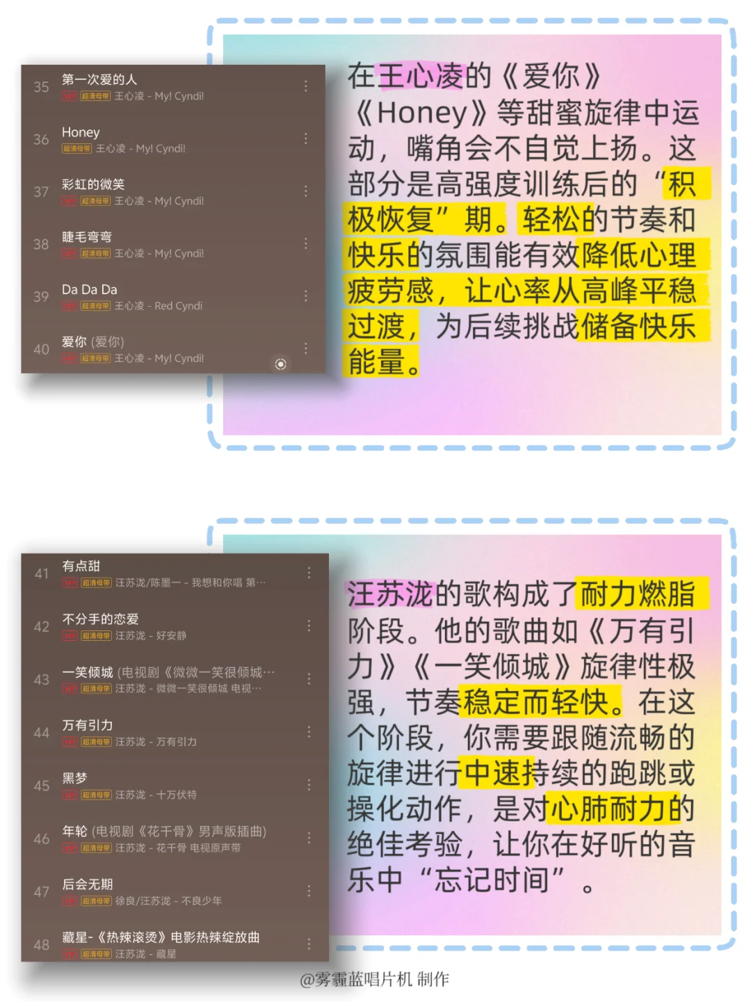 暴汗燃脂神仙歌单!七大顶流承包你的BGM