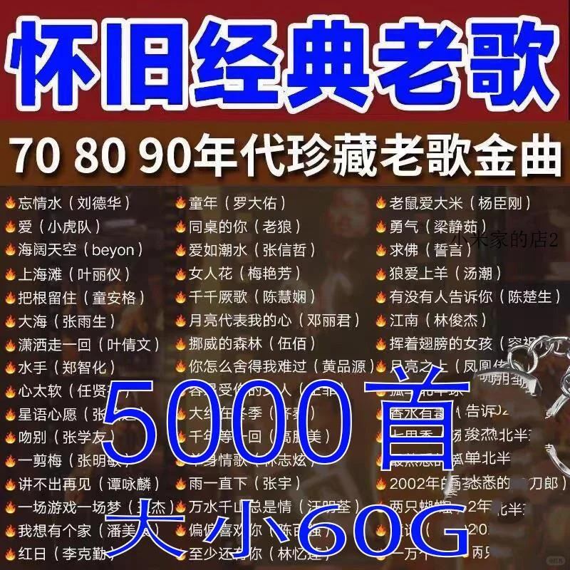 车载老歌高音质流行音乐