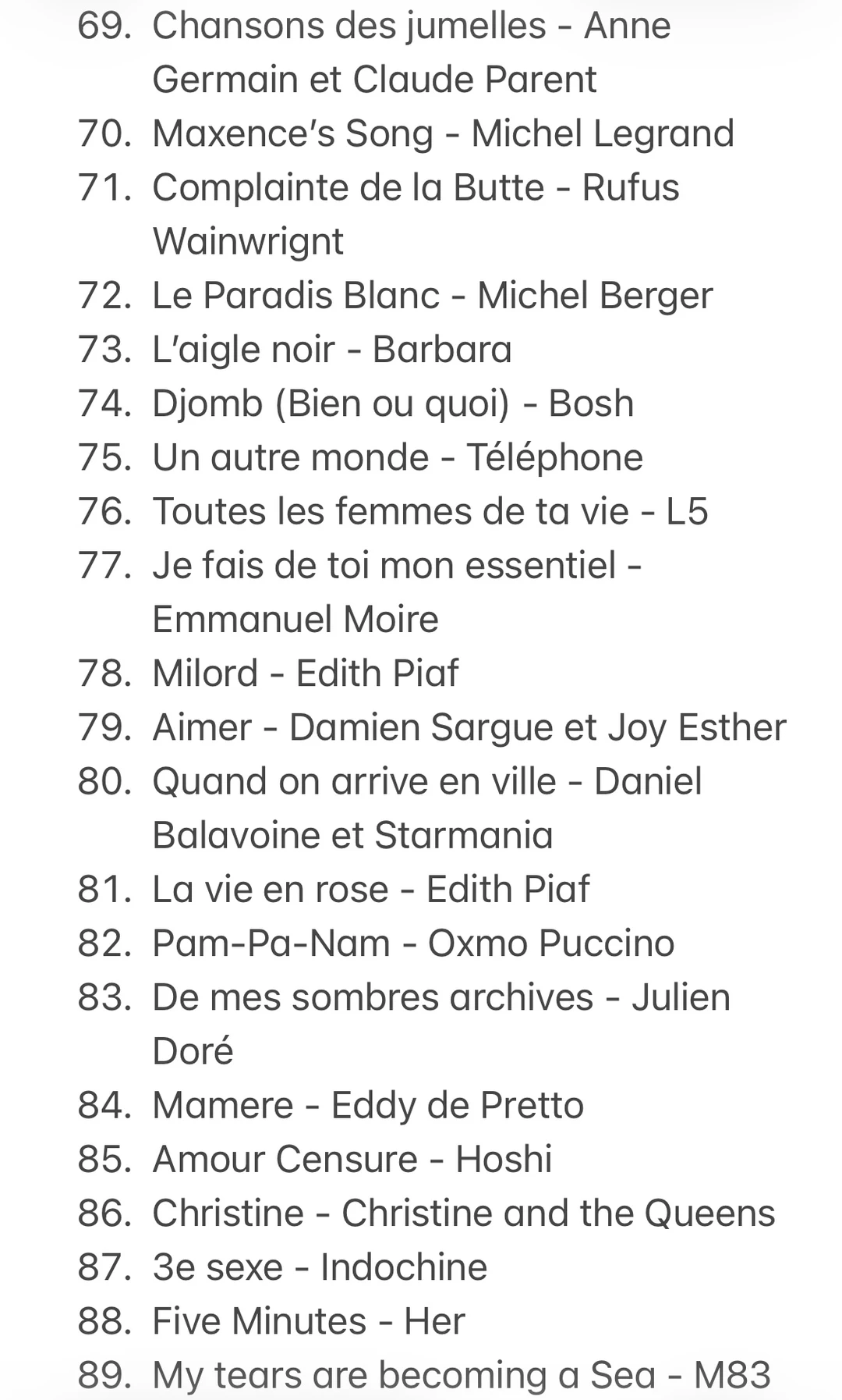 112首🇫🇷法国流行歌曲帮你搞定年末派对🎉