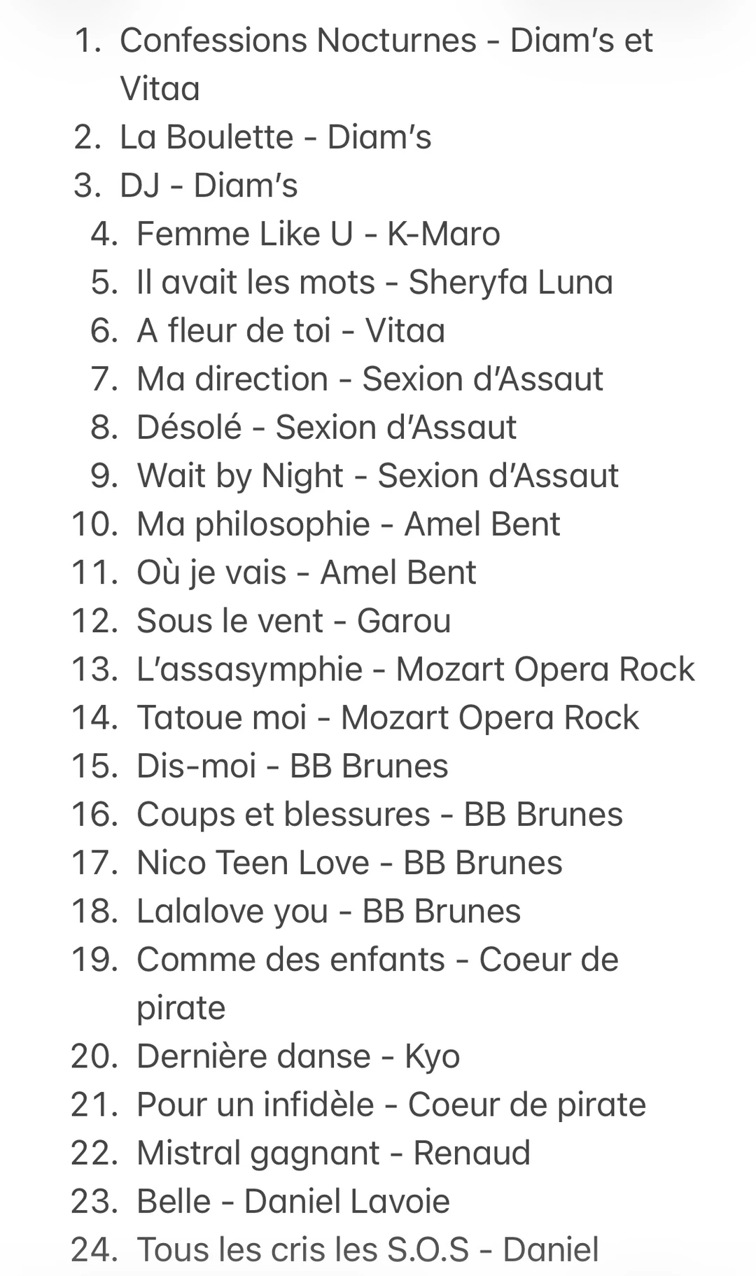 112首🇫🇷法国流行歌曲帮你搞定年末派对🎉