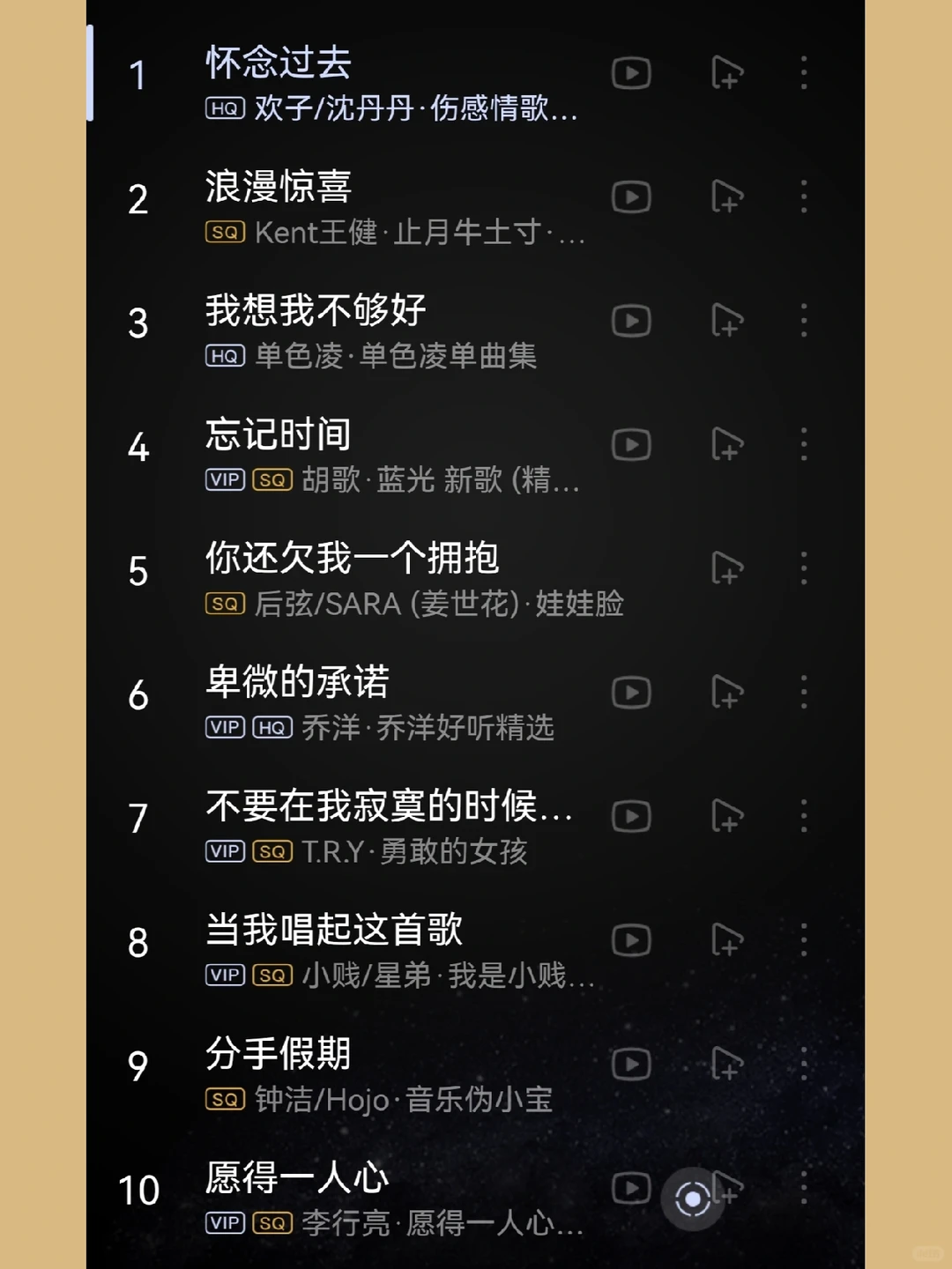 90后的青春回忆，每首必听？