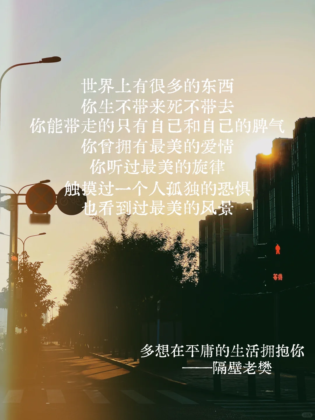 39。「多想在平庸的生活拥抱你」