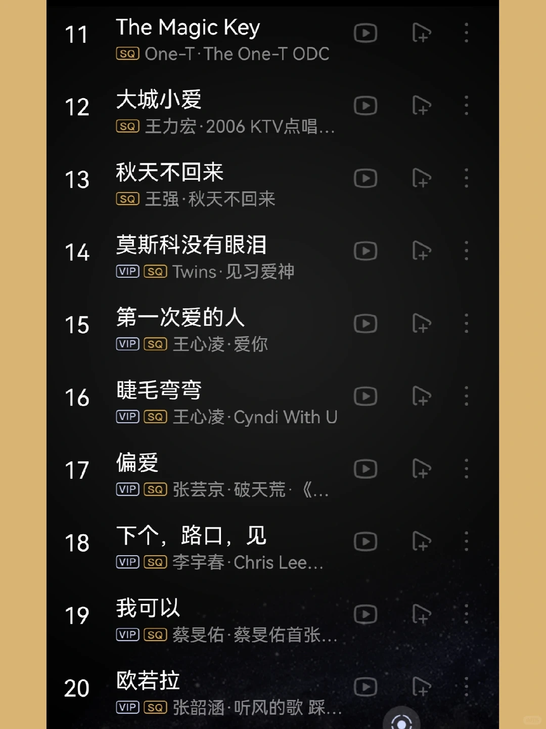 90后的青春回忆，每首必听？